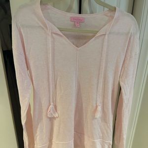 Lilly soft pink lightweight sweater